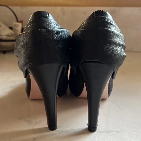 Elle black high-heeled booties - Picture 5 of 10